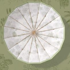 Automatic UV Summer Flower Printed Umbrella