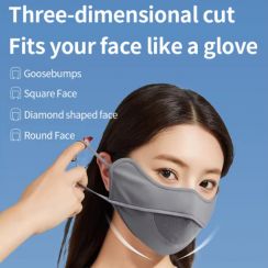 Ice Silk Sunscreen Maskes to Protect the Eye Corners